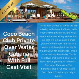 Erica Durance Instagram - Cruiseville is sailing June 15-22, 2025! Excursions are available now!
 @cruiseville_official Book @cruiseville.com

After leaving from Orlando on Sunday, June 15th, the first stop will be at Coco Cay in the Bahamas on Monday, June 16th where two excursion opportunities are available that I will be participating in, the full cast Cabana hang out and a solo one (other fans will be there too). 
On, Wednesday, June 18th, the Bacalar Lagoon Swim and lunch in Puerto Costa Maya with me, Tom Welling, John Glover, and Adrianne Palicki.

On Thursday, June 19th, the Xocolati Chocolate Experience in Roatan, Honduras with me!

On Friday, June 20th, the San Gervasio Ruins and beach break in Cozumel Mexico with me, Michael Rosenbaum, Laura Vandervoort, and John Glover.

Go on vacation with the cast of Smallville! Book your tickets at 
•
•
•
#loislane #ericadurance #Smallville #tomwelling #clarkkent #superman #loisandclark #clarkandlois #Clois #cruiseville #michaelrosenbaum #lexluthor #lionelluthor #johnglover #lauravandervoort #karakent #supergirl #perfectdayatcococay #puertocostamaya #roatanhonduras #cozumelmexico