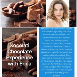 Erica Durance Instagram - Cruiseville is sailing June 15-22, 2025! Excursions are available now!
 @cruiseville_official Book @cruiseville.com

After leaving from Orlando on Sunday, June 15th, the first stop will be at Coco Cay in the Bahamas on Monday, June 16th where two excursion opportunities are available that I will be participating in, the full cast Cabana hang out and a solo one (other fans will be there too). 
On, Wednesday, June 18th, the Bacalar Lagoon Swim and lunch in Puerto Costa Maya with me, Tom Welling, John Glover, and Adrianne Palicki.

On Thursday, June 19th, the Xocolati Chocolate Experience in Roatan, Honduras with me!

On Friday, June 20th, the San Gervasio Ruins and beach break in Cozumel Mexico with me, Michael Rosenbaum, Laura Vandervoort, and John Glover.

Go on vacation with the cast of Smallville! Book your tickets at 
•
•
•
#loislane #ericadurance #Smallville #tomwelling #clarkkent #superman #loisandclark #clarkandlois #Clois #cruiseville #michaelrosenbaum #lexluthor #lionelluthor #johnglover #lauravandervoort #karakent #supergirl #perfectdayatcococay #puertocostamaya #roatanhonduras #cozumelmexico