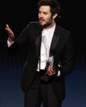 Erin Foster Instagram - I’ve been critical of people my whole life, I didn’t know you could make a whole award show out of it. ⭐️ So proud of Adam, and just being here at all!!