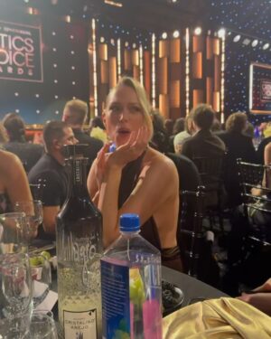 Erin Foster Instagram - I’ve been critical of people my whole life, I didn’t know you could make a whole award show out of it. ⭐️ So proud of Adam, and just being here at all!!