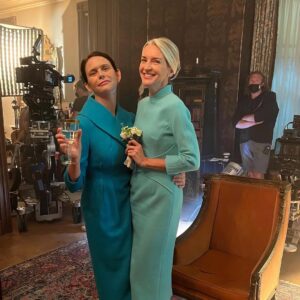 Ever Carradine Instagram - My fake husband’s real wife @amylandecker wrote, directed and stars in @forworsemovie which is premiering this weekend at @sxsw and I’m so freaking excited for her and YOU all to see what she made.