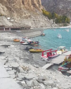 Faiza Saleem Instagram - Day 3 in Hunza 

1. Started the day with shaming Saman for running late for the first time in history. 
2. Drove to Nagar Valley from Luxus where Saba promised we’d get daal chawal and trout fish for lunch. We didn’t. 
3. Instead, we enjoyed the beginning of Autumn at Hoper Glacier which is a gorgeous, moving glacier in Hoper Valley. 
4. Then we went to Karimabad for last minute shopping and a delicious lunch @pizzapamir1 followed by pancakes and chai @cafedehunza.
5. Next stop was Attabad Lake for water activities . Only did a boat ride as Myra is petrified of water and Saba Saman also cancelled their delulu plan  of jumping in the freezing cold water. 
6. All of this took a toll on our delicate bodies so we got the best massage ever at @luxushunza. Honestly, just check out the view.
7. The night ended with bonfire by the water at our hotel. We also had trout fish and did a C grade bday party for Myra and I as this trip to Hunza was for our birthdays. Happy birthday to us. 

#faizasaleem #hunza #girlsonholiday #birthdaytrip #travel #explorepakistan #nature #attabad #laramibad #hoperglacier #nagarvalley
