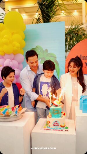 Fatima Effendi Instagram - Birthday celebrations of my lifelines @almirarsalanofficial & @mahbirarsalanofficial 🤼‍♂️💕

Venue: @crescent_farmofficial 
📷 : @weddingsbykhushnood 
Cake : @just_baking93 

Managed by : @trickytechagency & @0fficialmahnoorkhan