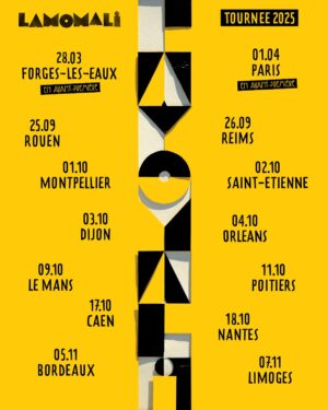 Fatoumata Diawara Instagram - Petite surprise avant de retrouver @lamomali dans les Festivals et les Zéniths: Rendez-vous très vite pour 2 concerts en avant-première aux @foliesbergere_officiel (Paris) et à l’@espacedeforges (Normandie) 🤗🚀
Ne tardez pas à prendre vos places !

🎟️ Forges-les-eaux (28 mars 2025)
🎟️ Folies Bergère (01 avril 2025)
➳ lamomali.com
