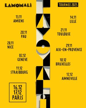 Fatoumata Diawara Instagram - Petite surprise avant de retrouver @lamomali dans les Festivals et les Zéniths: Rendez-vous très vite pour 2 concerts en avant-première aux @foliesbergere_officiel (Paris) et à l’@espacedeforges (Normandie) 🤗🚀
Ne tardez pas à prendre vos places !

🎟️ Forges-les-eaux (28 mars 2025)
🎟️ Folies Bergère (01 avril 2025)
➳ lamomali.com