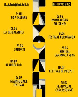 Fatoumata Diawara Instagram - Petite surprise avant de retrouver @lamomali dans les Festivals et les Zéniths: Rendez-vous très vite pour 2 concerts en avant-première aux @foliesbergere_officiel (Paris) et à l’@espacedeforges (Normandie) 🤗🚀
Ne tardez pas à prendre vos places !

🎟️ Forges-les-eaux (28 mars 2025)
🎟️ Folies Bergère (01 avril 2025)
➳ lamomali.com