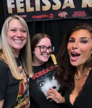 Felissa Rose Instagram - THANK YOU @milwaukee_horror_con for an OUTSTANDING weekend!!! We all had such a blast! I loved seeing all my friends and we enjoyed every moment!!! Love you CJ and the entire team! Thank you Travis, Trish, Jimmy, Josh and all the volunteers!!! This show was simply amazing and it definitely takes a village!! I love my horror fam and I’m so happy we get to share these cherished moments!!! Hope everyone has a great week ahead!!!🎉🎉♥️♥️