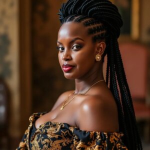 Flavia Tumusiime Instagram - Well, well... wasn’t feeling up for a birthday shoot this year, so I remembered my trusty AI friend that can whip up some fun pics. And here you have it—Flavia at 37, according to AI. Which one’s your favorite? 

Happy birthday to me! Here’s to a year filled with contentment and endless gratitude for all the blessings in my life. 🥂