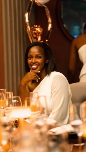 Flavia Tumusiime Instagram - Thank you, @lucy_smize, for the invitation to experience @baolikampala with @forkingaroundkla.  Good food, good conversations, and meeting new people. An evening that was worth it.

Filmed by @visuals_by_johnsonlevis 
Dressed by @allwhiteug