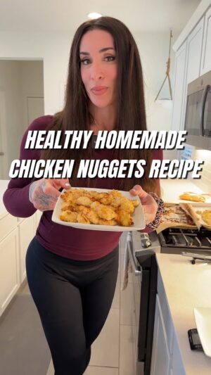 Gabbi Tuft Instagram - Healthy homemade chicken nuggets my kiddo loved!
-
After reviewing several store-bought chicken nuggets options and not seeing a single one that I could approve, I decided to make my own.
-
Mia loves chicken nuggets and I wanted something that would be healthy AND she’d enjoy. She’s a VERY picky eater.
-
When she tries these, her exact words were, “Hold up…these are actually fire.” Then she ate about a dozen of them.
-
Total win!!
-
Over 2,300 clients to success in the past 14 years 🔥
-
Details in my profile to sign up for my online 1-on-1 fitness and nutrition coaching with me and my team!
–
Or go to coachgabbi.com.
–
Happy shopping!
-
Not a paid partnership…with anyone - ever.
-
Gabbi
-
LSN, CPT
-
#healthy #healthyfood #nutrition