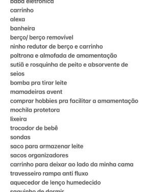Gabrielle Prado Instagram - Mães não escondem segredos de outras mamães. Comprei e ganhei poucos itens do enxoval! 

Estou fazendo a lista e queria ajuda de vocês! (última foto) 

O que não pode faltar? Me ajudem nos comentários! ♥️ 

#mae #gestante #bebês #enxoval
