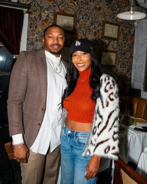 Gail Bean Instagram - It's @imalcolmmays Birthday!!!!! 🎶 Mmm - Malcolm Mays out on all platforms now. Go run it up!
.
Happy birthday Malcolm Mays the Great. I love you bestfriend. I pray your best 365 is the greatest. Walk in faith. Be the best version of you, give yourself grace if you fall short, love on yourself more than you love on others x celebrate your wins! If this birthday didn't do nothing else it should've shown you that, you are loved! Thank you @lindenlosangeles for helping me surprise Malcolm with an intimate birthday dinner x for always giving top tier customer service with food to match. To all who showed up x assisted in any way, a thousand thank you's. Our guy is happy! We did it❤️we love you endlessly Malcolm Mays. We give you your flowers while you can smell them x we are patiently looking forward to the blessings headed your way ✊🏾👑🫶🏾😘