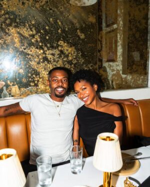 Gail Bean Instagram - It's @imalcolmmays Birthday!!!!! 🎶 Mmm - Malcolm Mays out on all platforms now. Go run it up!
.
Happy birthday Malcolm Mays the Great. I love you bestfriend. I pray your best 365 is the greatest. Walk in faith. Be the best version of you, give yourself grace if you fall short, love on yourself more than you love on others x celebrate your wins! If this birthday didn't do nothing else it should've shown you that, you are loved! Thank you @lindenlosangeles for helping me surprise Malcolm with an intimate birthday dinner x for always giving top tier customer service with food to match. To all who showed up x assisted in any way, a thousand thank you's. Our guy is happy! We did it❤️we love you endlessly Malcolm Mays. We give you your flowers while you can smell them x we are patiently looking forward to the blessings headed your way ✊🏾👑🫶🏾😘