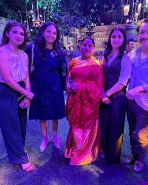 Geeta Basra Instagram - What a beautiful night meeting all the medalists of the Olympics and Para olympics.. thank you Nita Bhabhi, Mukesh ji and the Reliance foundation for curating such an event to celebrate these champions.  It was a night that was much needed and only you could deliver.  Such a platform is vital to be appreciated for those who have bought us pride and recognition to the country and that too at the highest level.  They are the real life heroes and hearing their journeys was truly inspiring.. What an honour it was to meet them and be a part of their celebration 🤗❤️

Also missed my champion @harbhajan3 by my side! 

P.s I wish I could have taken a pic with all the medalist’s .. but taking pics is not my forte.. 🙈

@reliancefoundation #neerajchopra @bhakermanu @harmanpreet_13 @sreejesh88 @kmmalleswari