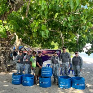 Geneva Cruz Instagram - Coastal Clean Up Drive Activity, Quezon Beach, Patikul, Sulu, Philippines with the @philairforce. 🫡🇵🇭💚 #islandgirltravelerph 

#sgtgenevacruzpafr 
#servicemenandwomen 
#purpose #PAFR 
#lovethephilippines