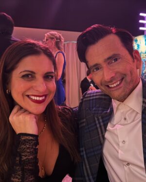 Georgia Tennant Instagram - @bafta Dump. Thanks to the wonder that is @sarahroseharrison for continuing to style me with an ever increasing list of restrictions. Thanks to @hardingegeorgia for again making the dress that makes me feel most at home. And for @sarahcamlett for being the agent of dreams (to literally everyone). Well done DT. What a mic drop x