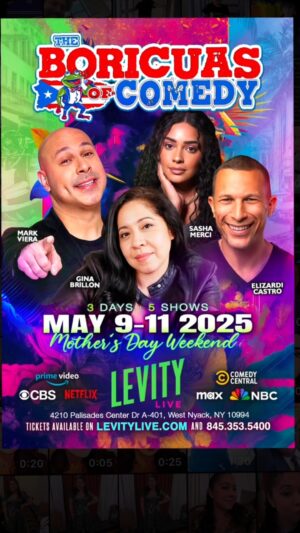 Gina Brillon Instagram - GET YOUR TICKETS! West Nyack LEVITY LIVE! MotHERS DAY WEeKend! Join ME and @markvieracomedy @sashamerci  @elicastrocomedy  at @westnyacklevitylive for an unbelievable show! #ginabrillon #comedy #standupcomedy #mothersday