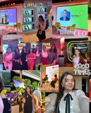 Gopali Tiwari Instagram - Just 2 sisters living their dream life❤️🧿

@youtubeindia thank you for this opportunity we had such an insightful and fun session.

@panktithakkar93 & @aasthamalhotra1 Thank you for this🫶🏻
#CreatorSummit2024 #YouTubeIndia