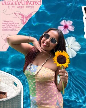 Gopali Tiwari Instagram - Slaycation w @stay.elivaas 🧉🌴

#hosted