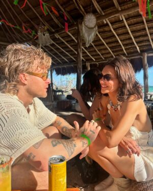 Hailee Keanna Lautenbach Instagram - Yayyyy I thought I missed the Tulum boat by never saying yes to one or those good ol’ promoter trips but ALAS now I got paid to go to Tulum 💪🏼✨ #sonicjourney my first thought was how Mexico smelled like Miami and I’ve missed that Miami smell and I was hit by a wave of nostalgia so that was a fun moment ~~ (boobear over here was the best  1 but now I have to watch out for him before I become his  1…because he shined like a ⭐️ ⭐️⭐️) (video of Weasley is from sweet sister sending me updates on my son)