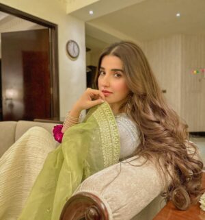 Hareem Farooq Instagram - Eid Mubarak you beautiful people 🦋

👗: @erumkhancouture 
💄: @shely_makeup_artist