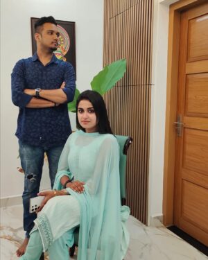 Haritha G Nair Instagram - To my headache🤯 and my "Amrithanjan"🫠
To my Samadhanakkedu😵‍💫 and "My Samadhanam"🤭
To my Happy pill 😃and My Stresslevel buster🤨
To my multitalented and my stupidity at the peak
To my handsome but the ugliest🙊
To my emergency dial and the block dial 😂
To my littleone Happy Birthday Brother ♥️
@rohith.rnair.44 
.
#brothersisterbond #brother #happiness #familytime #birthday #brotherbirthday #fun