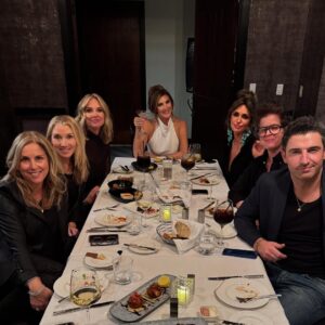 Heather McDonald Instagram - Best time at my #soldout show with stand up and Juicy Scoop topics with Brandi and Julie, followed by a fun steak dinner with friends! #standuup #comedy #juicyscoop #podcast #live #soldout #blessed #outfitoftheday dress @amandauprichard #boots are @jimmychoo @thebrandyhoward @mrjuliegoldman @megancatalina @chefstuartokeeffe