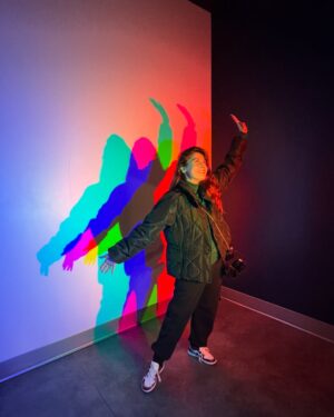 Hina Altaf Instagram - Museum of illusions with rain and wind ! ♥️🎀 Exactly what I wanted ❄️