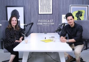 Hina Khawaja Bayat Instagram - Making waves - Hina Khawaja Bayat. Coming soon Podcast @fhmpakistan @adnanfaysal @hinakhwajabayatofficial