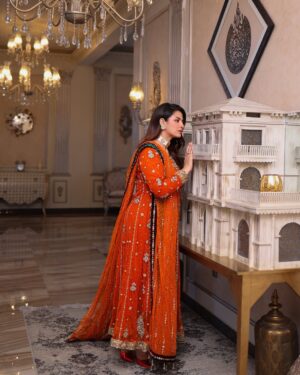 Hira Soomro Instagram - 🧡……… 

@yasirmughalofficial 
@faiziweddingtales
@royalpalacevenue