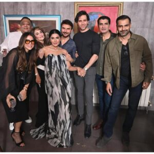 Iffat Rahim Instagram - Actress and talk show host Iffat Omar, alongside her husband Umar, recently celebrated their 25th wedding anniversary in a heartwarming and intimate gathering. The milestone event was marked by the presence of their closest friends and family, making it a truly special occasion. The couple, known for their strong bond and enduring love, hosted a cozy celebration filled with laughter, joy, and cherished memories. @iffatomarofficial