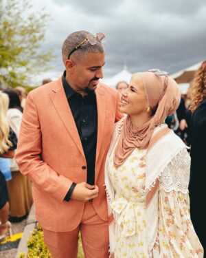 Iman Meskini Instagram - Happy birthday to the most amazing, kind, funny, intelligent, caring and handsome husband ❤️ I love you to the moon and beyond. Thank you for all the memories we’ve shared so far, and I pray for many more to come inn sha Allah 🤲🏽🎈