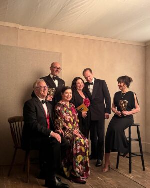 Isabella Rossellini Instagram - Wow wow wow … we won big at BAFTA! What a memorable evening. In the photos with my beloved director @eeedwardberger, the fantastic producers of film CONCLAVE, Ralph Fiennes the leading man, @mariannejeanbaptiste @jessie_eisenberg ( we did together his first film Roger Dodger) my publicist Annick Muller and @japoco_b . My dress is by @dolcegabbana , jewlery by @bvlgari , make up @lancomeofficial of course and by the great make up@artist @lisaeldridgemakeup ! ♥️👏 the  best photos by @gregwilliamsphotography