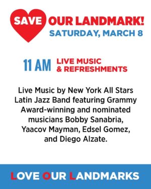 J. Smith-Cameron Instagram - Join Mark Ruffalo, Matthew Broderick, Laurence Fishburne, Julianna Margulies, Fisher Stevens & more to Save Our Landmark!

📍 The Center at West Park (86th & Amsterdam Ave) 
📅 Saturday, March 8

🎶 11 AM: Live music by Grammy-winning artists & refreshments
🎤 12 PM: Speakers incl. Ruffalo, Broderick, Fishburne, elected officials & preservation leaders
🎬 Complimentary screening of Ferris Bueller’s Day Off   live talkback with Matthew Broderick & Kenneth Lonergan

RSVP today by emailing info@centeratwestpark.org and be part of the movement! 

#LoveOurLandmarks #SaveOurLandmarks