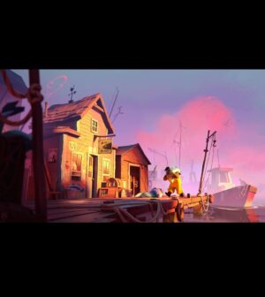 Jackie Droujko Instagram - Very glad to have spent the last three months in blender bootcamp. Would have never been able to create a piece like this. I’m planning to create more visual development pieces to stretch this new muscle and see where it takes me. Very proud of my growth! :) will post the 3D video of this tomorrow. #visdev