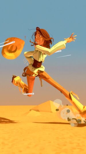 Jackie Droujko Instagram - This was my PRIDE AND JOY a few weeks ago when I made it. I’ve since updated the lighting so now my lineart doesn’t match! So just IMAGINE that it does!! I love a cowboy moment and I love (most) of these poses, so fun and pushed! #blender #3d