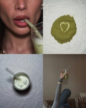 Jade Leboeuf Instagram - Moi, boire du matcha ? JAMAIS… et pourtant, me voilà dans la team que je refusais d’intégrer 🍵 Mais pas avec n’importe quel matcha : le Collagène Matcha de @combeau.co !

Un goût doux, pas amer (enfin !). Du thé vert matcha bio du Japon pour l’énergie & les antioxydants. Du collagène marin français pour une peau plus ferme, lumineuse et hydratée. Et très pratique en stick, prêt en 2 secondes, chaud ou glacé. 

Vas tu me rejoindre dans la #TeamMatcha?