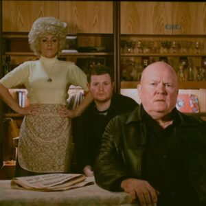 Jaime Winstone Instagram - Such an honour to revive the role of Peggy Mitchel in tonight’s episode of Eastenders. I hope I did her and  all of you proud.❤️✨🙏

It has been Such a pleasure to work alongside Steve McFadden and witness this powerful committed performance. 

He portrays phill hitting new levels of psychosis and
Show’s the true issues that surround the demise of his mental health. The importance of this episode is monumental.  The importance of representation and allowing people to talk about mental health can save  a life. ❤️ thank you to the writers for creating these storylines and keep this conversation going🕊️

Thankyou to my Eastenders Family, cast and crew… and of course my Boyz ❤️🤼‍♂️

Congratulations to the Entire cast and crew of total legends on your 40th anniversary, thankyou for your dedication and Drama!!…EASTENDERS FOREVER⚒️❤️

@bbceastenders 
@bbc 
@jamieannett1 
@krisgreen65 
@chris_clenshaw 
@gmrusso1 
@ddelaney44 
@teddypeterjay 
@iamlailamurphy 
@stevemcfadden_ 
@scott.mitchell3 
@patsypalmerofficial
@jessie.wallace_official 

❤️