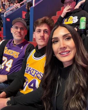 Jandae Percem Instagram - Family Laker’s night 🏀 @justin12c