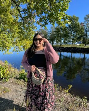 Jasmine Sidhu Instagram - Autumn skies and pumpkin pies! 🍂 

(Norway, Norwegian Autumn,gjovik,Gjovik)