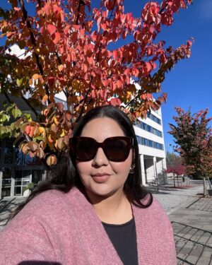 Jasmine Sidhu Instagram - Autumn skies and pumpkin pies! 🍂 

(Norway, Norwegian Autumn,gjovik,Gjovik)