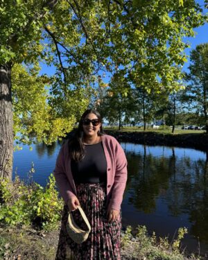Jasmine Sidhu Instagram - Autumn skies and pumpkin pies! 🍂 

(Norway, Norwegian Autumn,gjovik,Gjovik)