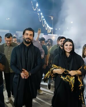 Javeria Saud Instagram - Representing Express TV at the JDC Sehri event, as part of the Pyara Ramazan transmission, alongside @jdcfoundationpk, @alisheikhani1,  @zafarjdc1