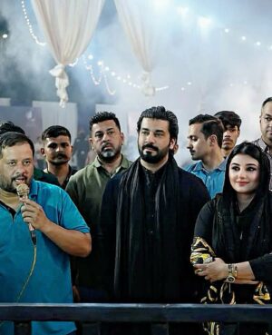 Javeria Saud Instagram - Representing Express TV at the JDC Sehri event, as part of the Pyara Ramazan transmission, alongside @jdcfoundationpk, @alisheikhani1,  @zafarjdc1