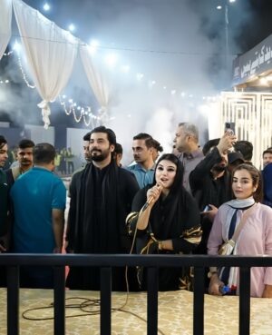 Javeria Saud Instagram - Representing Express TV at the JDC Sehri event, as part of the Pyara Ramazan transmission, alongside @jdcfoundationpk, @alisheikhani1,  @zafarjdc1