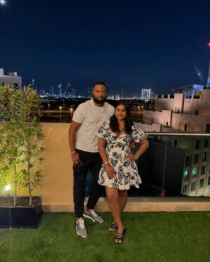 Jenna Pollard Instagram - Happy birthday to you my love ❤️ @kieron.pollard55 

Wishing you all God’s blessings, great health, long life, peace, love, happiness & continued success because you deserve nothing less!!! 🙏🏽🎉🎂 

It’s a blessing to experience life with you as a father & husband, we are beyond grateful 🙌🏼💯 

Praying for God’s blessings over your life now & always 🙏🏽❤️ #weloveyou 

Cheers to more life 🥂😘 #37*