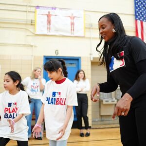 Jennie Finch Instagram - We celebrated #NGWSD with our MLB Youth Ambassadors at P.S. 111 Adolph S. Ochs! 🌟

Thank you to the students & teachers for welcoming Jennie, Natasha, and our staff!
