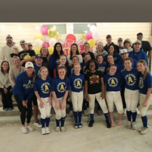 Jennie Finch Instagram - Only team from Louisiana shows up and wins the whole thing! Laissez les bons temps rouler! 🥇🥎🌪️- Coach Kade 

Most powerful thing I heard this wkd was from an opposing mama (in 20  hours at the fields), as her Coach continued to not be the most positive from his coaches box.
I had just told one of my players as we witnessed this players confidence deflate, “I just want to give her the biggest hug.”

Right then, her mom yells from the stands in her bold mama voice - YOU KNOW WHO YOU ARE!

I instantly was covered in chills and thanked God that she had her mama & her Mamas words. 
Mamas -keep using your voice and declaring truth over our daughters. I pray my girls always know who they are and WHO’S they are! 🙏🏽 

I needed this reminder too, as a Coach AND as a Mama. Lord, give me the heart, awareness, boldness, control, to use my voice to speak Your truth as I fall short at times too. Amen