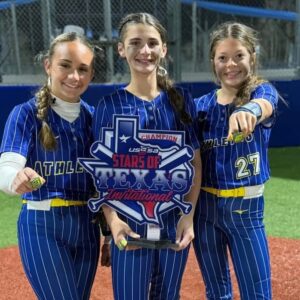 Jennie Finch Instagram - Only team from Louisiana shows up and wins the whole thing! Laissez les bons temps rouler! 🥇🥎🌪️- Coach Kade 

Most powerful thing I heard this wkd was from an opposing mama (in 20  hours at the fields), as her Coach continued to not be the most positive from his coaches box.
I had just told one of my players as we witnessed this players confidence deflate, “I just want to give her the biggest hug.”

Right then, her mom yells from the stands in her bold mama voice - YOU KNOW WHO YOU ARE!

I instantly was covered in chills and thanked God that she had her mama & her Mamas words. 
Mamas -keep using your voice and declaring truth over our daughters. I pray my girls always know who they are and WHO’S they are! 🙏🏽 

I needed this reminder too, as a Coach AND as a Mama. Lord, give me the heart, awareness, boldness, control, to use my voice to speak Your truth as I fall short at times too. Amen