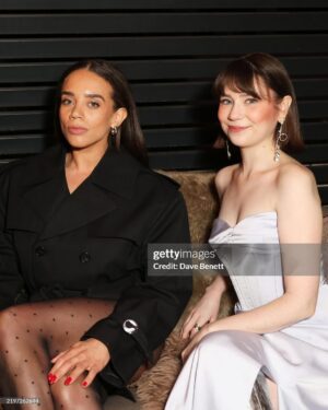 Jenny Walser Instagram - It’s that time of year again ✨ ✨

Vanity Fair EE BAFTA Rising Star Party 2025 babyyyy. 

Dressed head to toe in my dear @patrick__mcdowell and it might well be one of the loveliest looks I’ve ever had the fortune to wear. 

@vanityfair 
@vanityfairlondon 
@ee 
@bafta 
#EERisingStar
#EEBAFTAs

📸 @davebenett & Joanne Davidson
